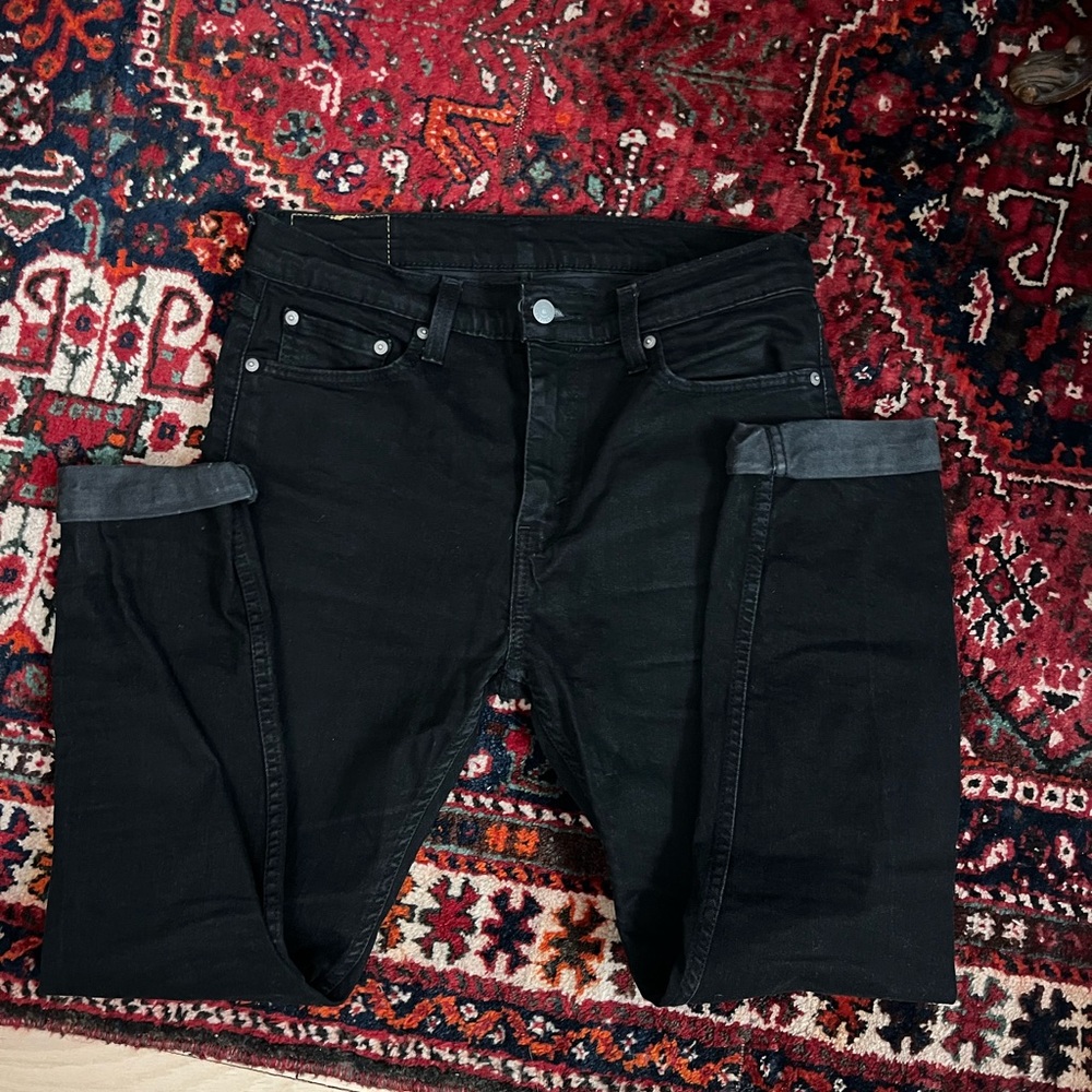 Levi's Men's Black 510 Stretch Skinny Jeans 32x30